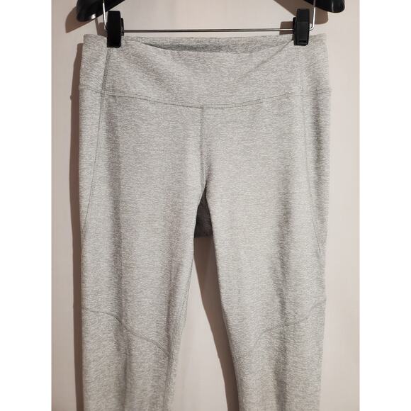 Outdoor Voices 7/8 Warmup Leggings Women's Size L Light Heather Gray Dove Yoga - Picture 5 of 10